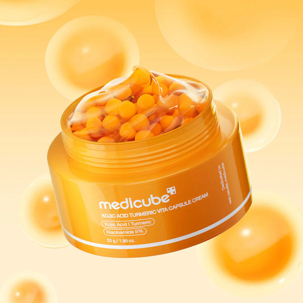 MEDICUBE - KOJIC ACID TURMERIC VITA CAPSULE CREAM - 55 ML